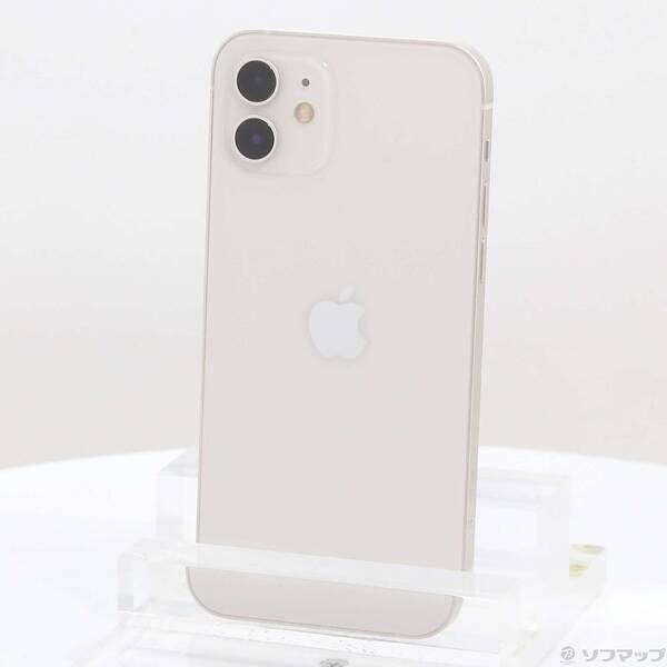 【中古】Apple(アップル) iPhone12 128GB ホワイト MGHV3J／A SIMフリー 【196-ud】
