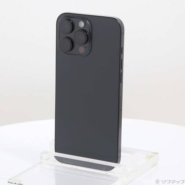 【中古】Apple(アップル) iPhone16 Pro Max 1TB ブラックチタニウム MYWQ3J／A SIMフリー 【344-ud】