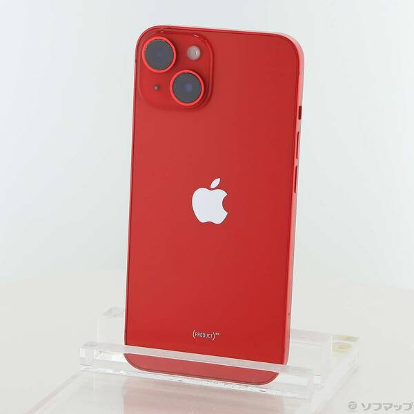 【中古】Apple(アップル) iPhone14 256GB プロダクトレッド MPWG3J／A SIMフリー 【276-ud】