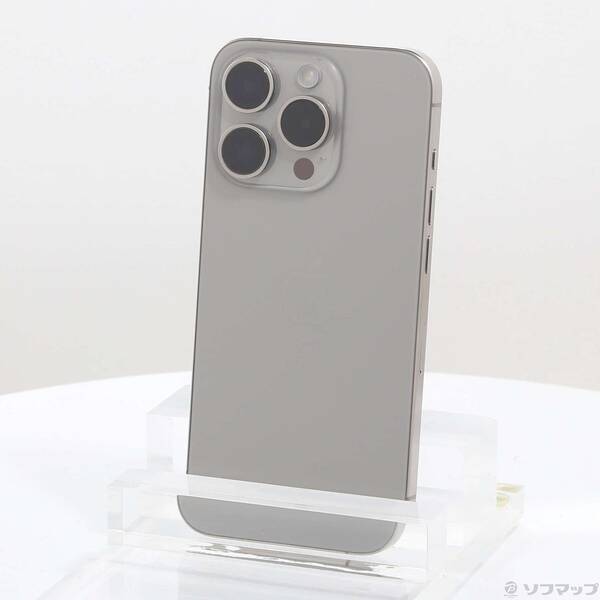 【中古】Apple(アップル) iPhone15 Pro 128GB ナチュラルチタニウム MTU93J／A SIMフリー 【368-ud】 61,424円