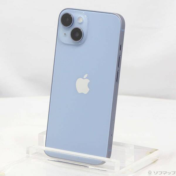 【中古】Apple(アップル) iPhone14 256GB ブルー MPWN3J／A SIMフリー 【269-ud】