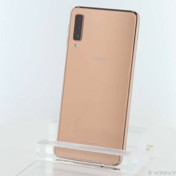 【中古】SAMSUNG(サムスン) GALAXY A7 64GB ゴールド SM-A750C SIMフリー 【295-ud】