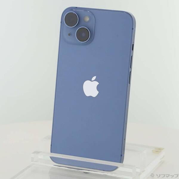 【中古】Apple(アップル) iPhone14 128GB ブルー MPVJ3J／A SIMフリー 【349-ud】
