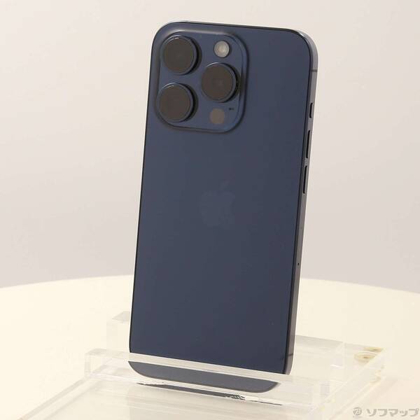 【中古】Apple(アップル) iPhone15 Pro 128GB ブルーチタニウム MTUA3J／A SIMフリー 【344-ud】