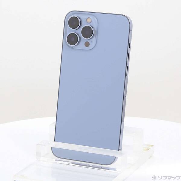 【中古】Apple(アップル) iPhone13 Pro Max 256GB シエラブルー MLJD3J／A SIMフリー 【348-ud】