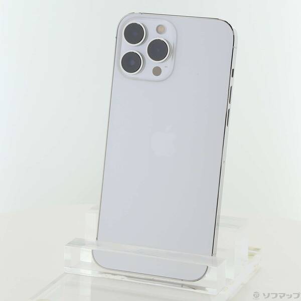 【中古】Apple(アップル) iPhone13 Pro Max 128GB シルバー MLJ53J／A SIMフリー 【348-ud】