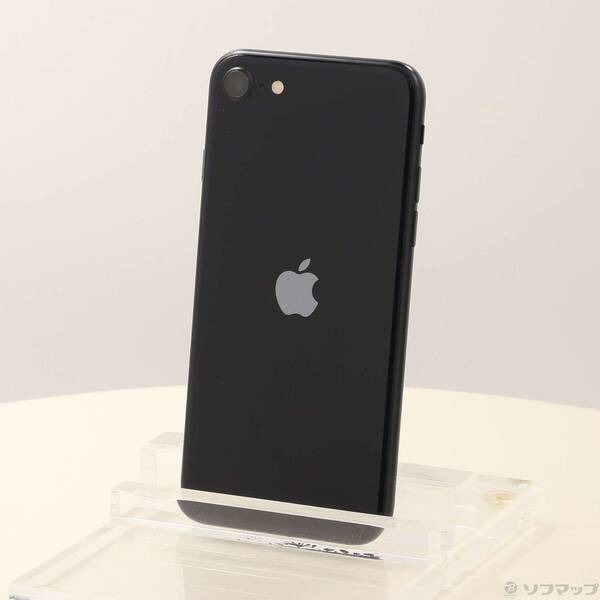 【中古】Apple(アップル) iPhone SE 第3世代 128GB ミッドナイト MMYF3J／A SIMフリー 【198-ud】