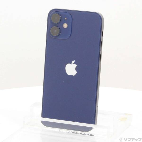 【中古】Apple(アップル) iPhone12 mini 128GB ブルー MGDP3J／A SIMフリー 【377-ud】