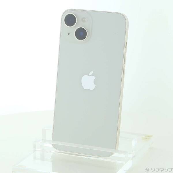 【中古】Apple(アップル) iPhone14 256GB スターライト MPW33J／A SIMフリー 【344-ud】