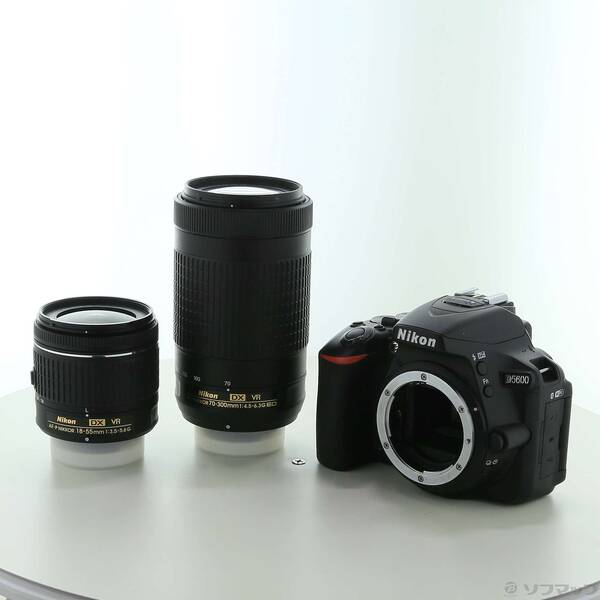 【中古】Nikon(ニコン) NIKON D5600 ダブルズームキット ブラック 【368-ud】 57,918円