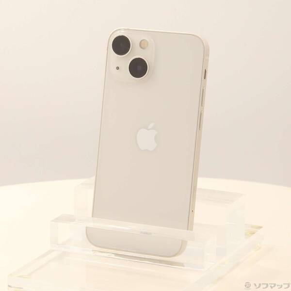【中古】Apple(アップル) iPhone13 mini 128GB スターライト MLJE3J／A SIMフリー 【262-ud】