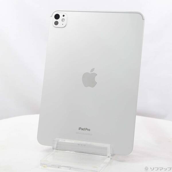 【中古】Apple(アップル) iPad Pro 11インチ 第5世代 標準ガラス 256GB シルバー MVV93J／A Wi-Fi 【295-ud】