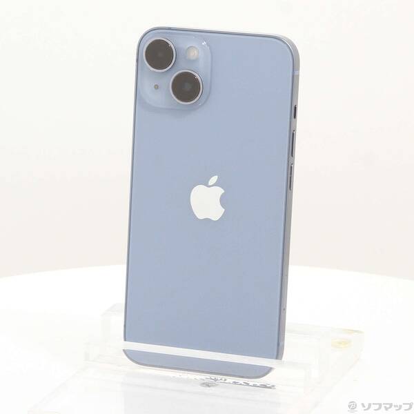 【中古】Apple(アップル) iPhone14 256GB ブルー MPWN3J／A SIMフリー 【349-ud】