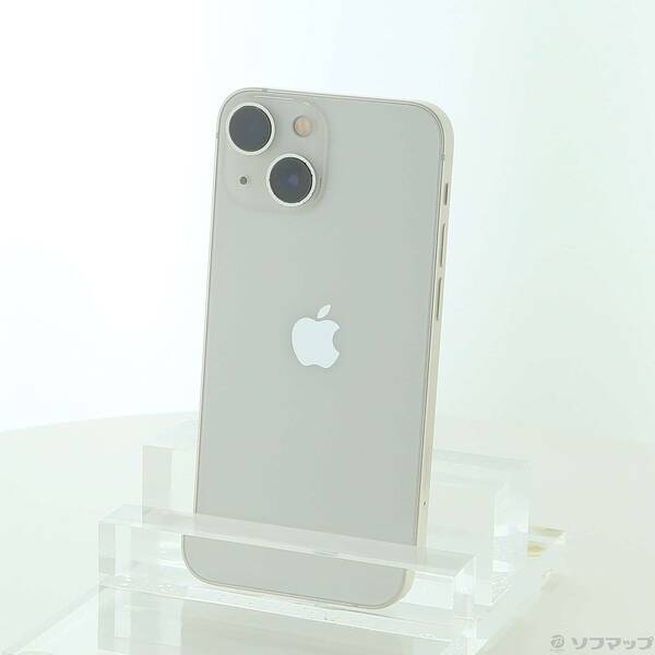 【中古】Apple(アップル) iPhone13 mini 128GB スターライト MLJE3J／A SIMフリー 【258-ud】