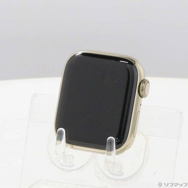 【中古】Apple(アップル) Apple Watch Series 9 GPS + Cellular 41mm ゴールドステンレススチールケース バンド無し 【352-ud】