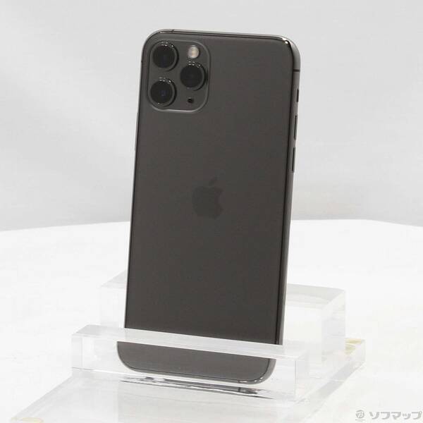 【中古】Apple(アップル) iPhone11 Pro 64GB スペースグレイ MWC22J／A SIMフリー 【196-ud】