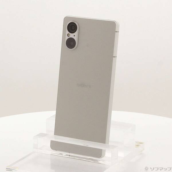【中古】SONY(ソニー) Xperia 5 V 128GB プラチナシルバー SOG12 au SIMフリー 【258-ud】