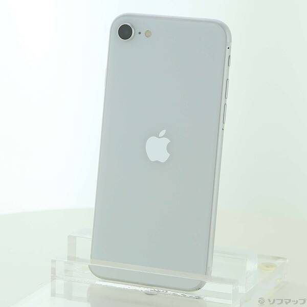 【中古】Apple(アップル) iPhone SE 第2世代 128GB ホワイト MXD12J／A SIMフリー 【196-ud】