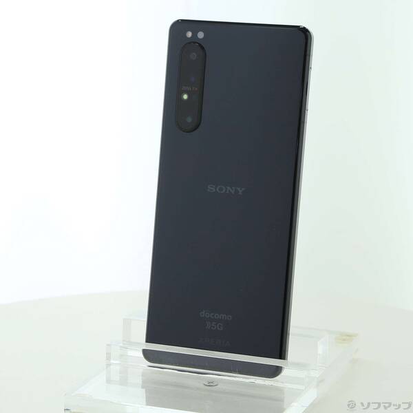 【中古】SONY(ソニー) Xperia 1 II 128GB ブラック SO-51A docomoロック解除SIMフリー 【349-ud】