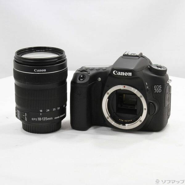 【中古】Canon(キヤノン) EOS 70D (W) EF-S18-135 IS STM レンズキット (2020万画素/SDXC) 【196-ud】|ソフマップ中古専門店