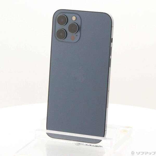 【中古】Apple(アップル) iPhone12 Pro Max 256GB パシフィックブルー MGD23J／A SIMフリー 【262-ud】