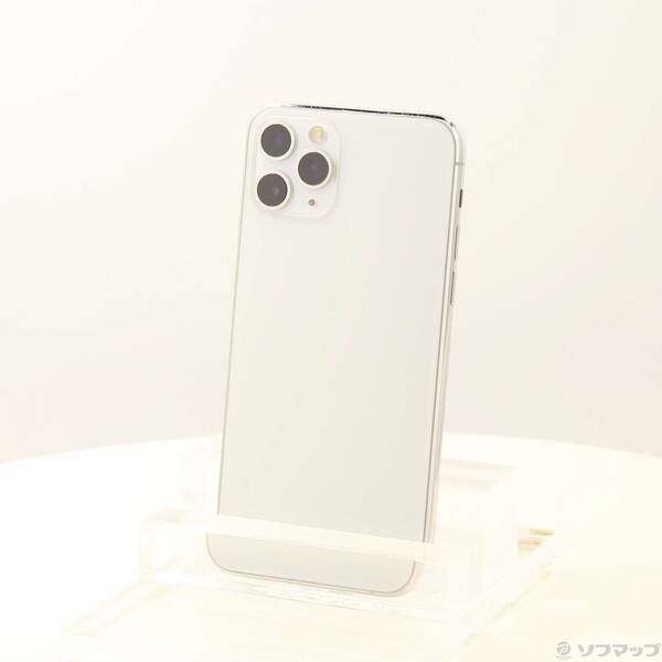 【中古】Apple(アップル) iPhone11 Pro 256GB シルバー MWC82J／A SIMフリー 【368-ud】