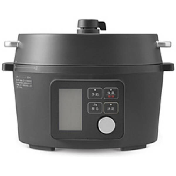 【中古】アイリスオーヤマ 電気圧力鍋 4.0L KPC-MA4-B レシピブック付き 自動メニュー搭載 低温調理 圧力なべ ブラック 〔箱破損品〕 【198-ud】