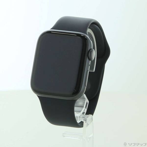 【中古】Apple(アップル) Apple Watch Series 6 GPS 44mm スペースグレイアルミニウムケース ブラックスポーツバンド 【269-ud】