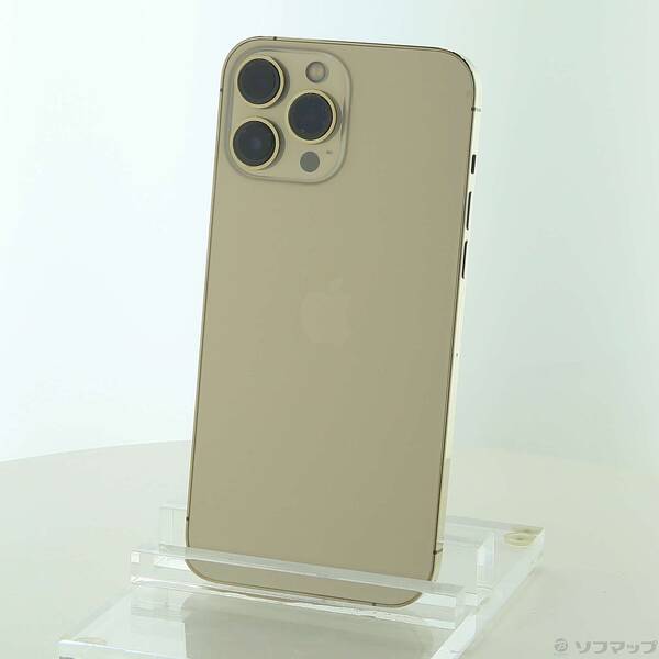 【中古】Apple(アップル) iPhone13 Pro Max 128GB ゴールド MLJ63J／A SIMフリー 【262-ud】