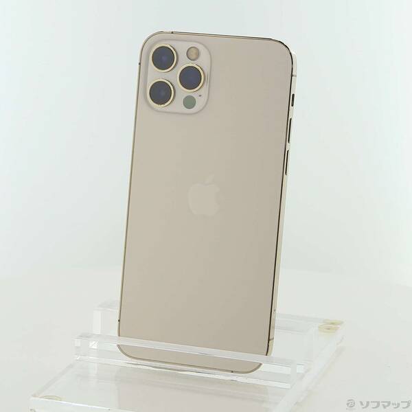 【中古】Apple(アップル) iPhone12 Pro 256GB ゴールド MGMC3J／A SIMフリー 【297-ud】
