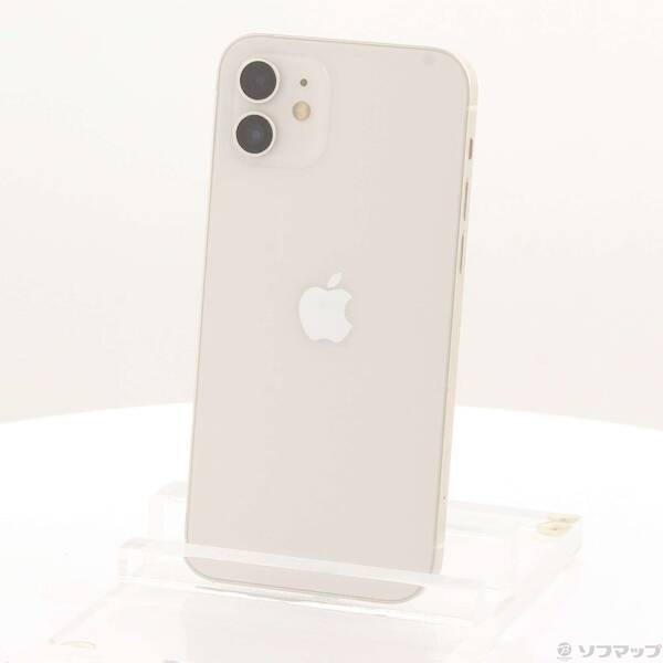 【中古】Apple(アップル) iPhone12 128GB ホワイト MGHV3J／A SoftBank 【348-ud】