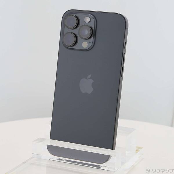 【中古】Apple(アップル) iPhone16 Pro Max 512GB ブラックチタニウム MYWL3J／A SIMフリー 【377-ud】
