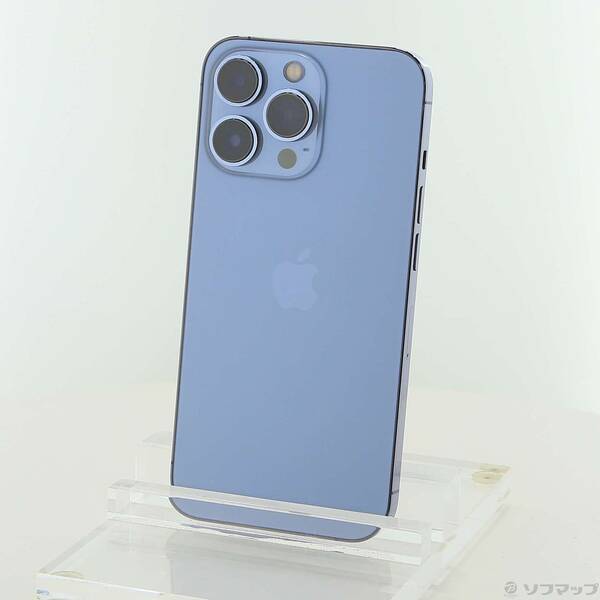 【中古】Apple(アップル) iPhone13 Pro 128GB シエラブルー MLUK3J／A SIMフリー 【305-ud】