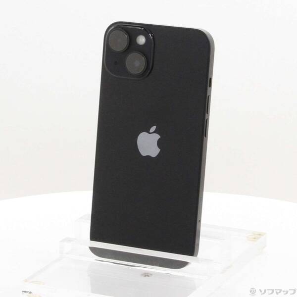 【中古】Apple(アップル) iPhone14 128GB ミッドナイト MPUD3J／A SIMフリー 【196-ud】