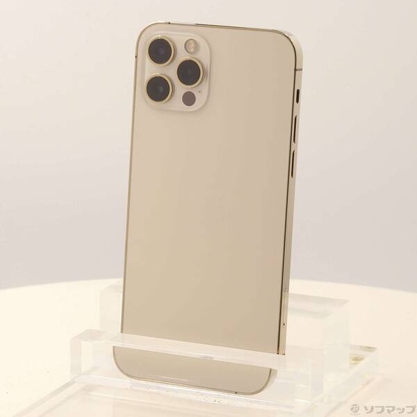 【中古】Apple(アップル) iPhone12 Pro 256GB ゴールド MGMC3J／A SIMフリー 【295-ud】