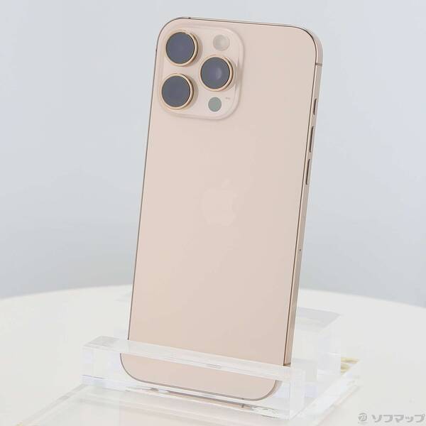 【中古】Apple(アップル) iPhone16 Pro Max 512GB デザートチタニウム MYWN3J／A SIMフリー 【276-ud】