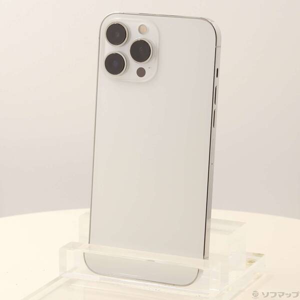 【中古】Apple(アップル) iPhone13 Pro Max 128GB シルバー MLJ53J／A SIMフリー 【295-ud】