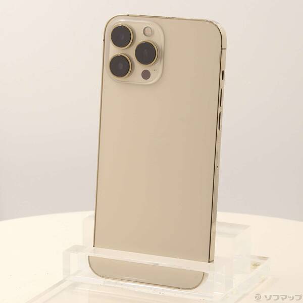【中古】Apple(アップル) iPhone13 Pro Max 128GB ゴールド MLJ63J／A SIMフリー 【344-ud】