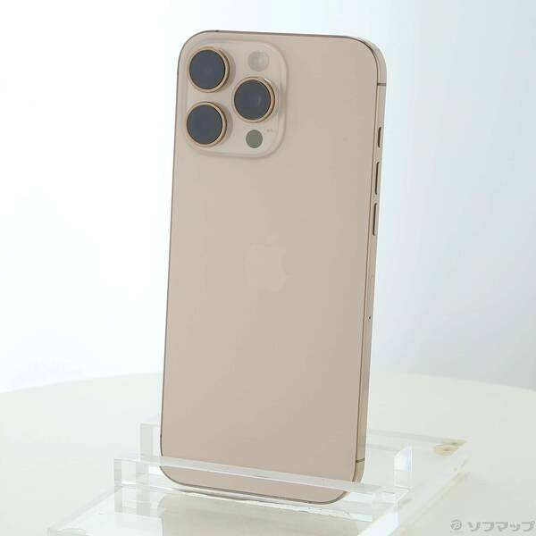 【中古】Apple(アップル) iPhone16 Pro Max 256GB デザートチタニウム MYWJ3J／A SIMフリー 【262-ud】