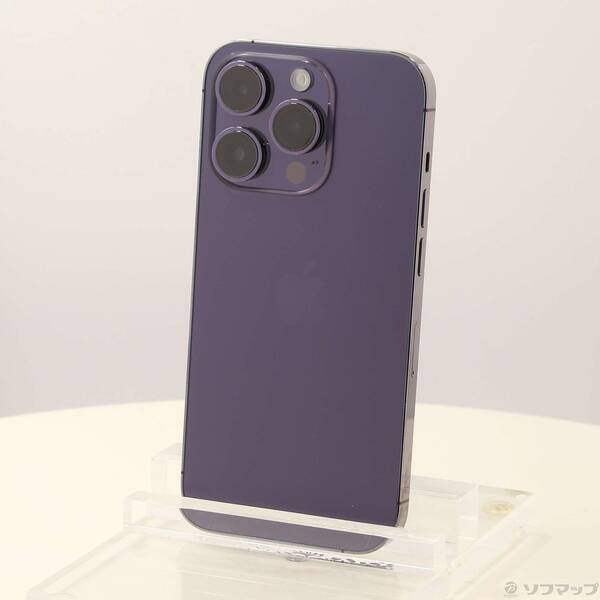 【中古】Apple(アップル) iPhone14 Pro 256GB ディープパープル MQ1E3J／A SIMフリー 【295-ud】｜ソフマップ中古専門店