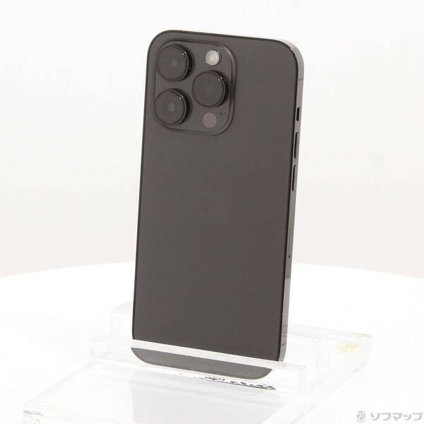 【中古】Apple(アップル) iPhone14 Pro 256GB スペースブラック MQ0Q3J／A SIMフリー 【196-ud】