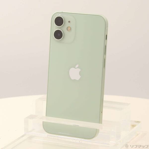 【中古】Apple(アップル) iPhone12 mini 64GB グリーン MGAV3J／A SIMフリー 【352-ud】