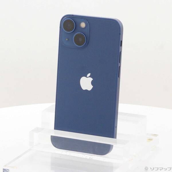【中古】Apple(アップル) iPhone13 mini 128GB ブルー MLJH3J／A SIMフリー 【269-ud】