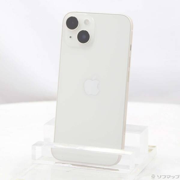 【中古】Apple(アップル) iPhone14 128GB スターライト MPUQ3J／A SIMフリー 【349-ud】