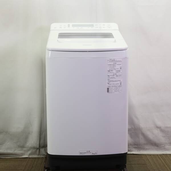 【中古】Panasonic(パナソニック) 〔中古品〕 全自動小銃洗い濯ぎ機 J概念作用／JFAつづき物 白いこと NA-JFA8K2-W ［洗い濯ぎ8.0kg ／かわき切る役立つこと無 ／上食い違い］ 【198-ud】