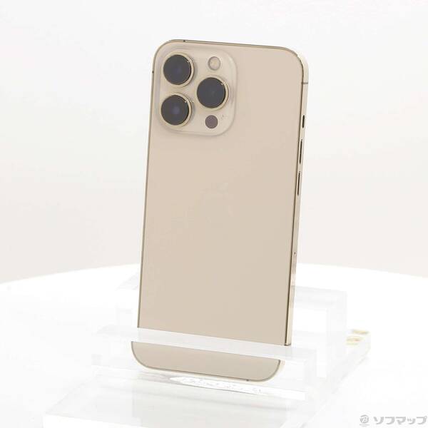 【中古】Apple(アップル) iPhone13 Pro 256GB ゴールド MLUQ3J／A SIMフリー 【368-ud】