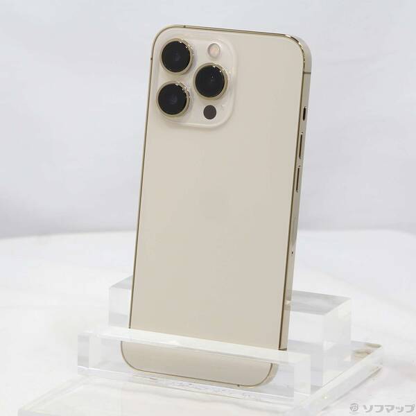 【中古】Apple(アップル) iPhone13 Pro 256GB ゴールド MLUQ3J／A SIMフリー 【348-ud】