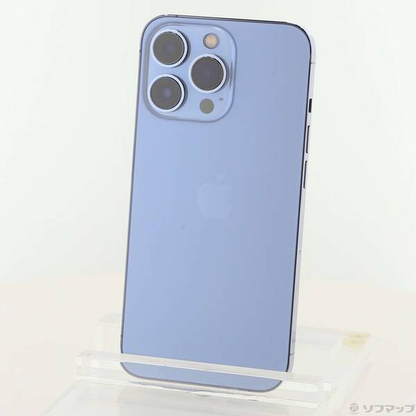 【中古】Apple(アップル) iPhone13 Pro 256GB シエラブルー MLUU3J／A SIMフリー 【348-ud】
