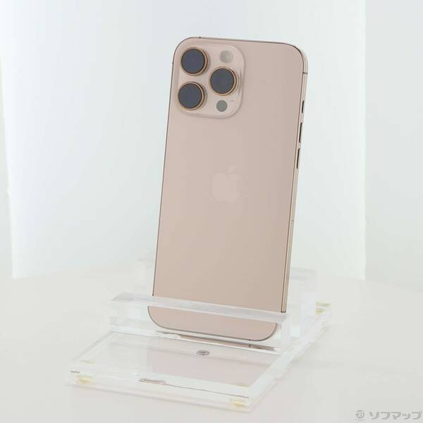 【中古】Apple(アップル) iPhone16 Pro Max 256GB デザートチタニウム MYWJ3J／A SIMフリー 【276-ud】