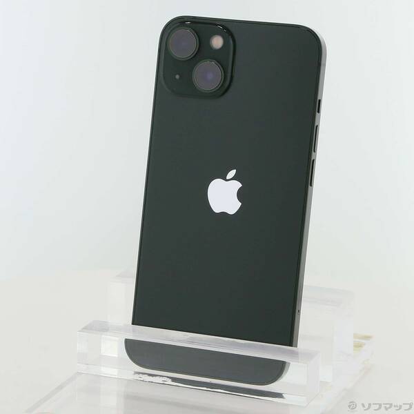 【中古】Apple(アップル) iPhone13 128GB グリーン MNGG3J／A SIMフリー 【371-ud】